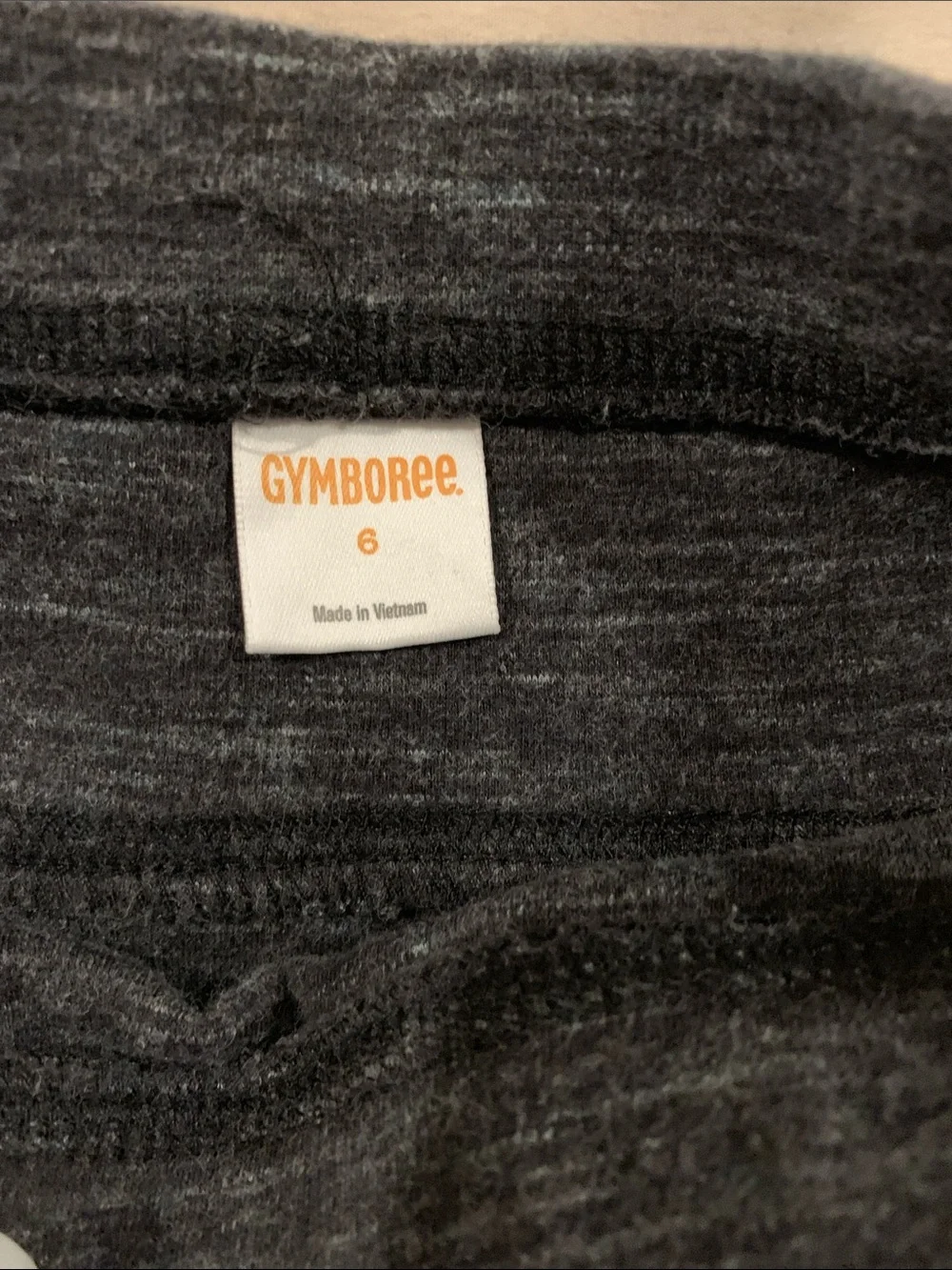 Gymboree Heather Gray Circle Skirt 100% Cotton Size 6